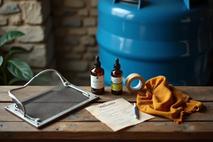 Outils et produits de traitement pour optimiser la durée de conservation de l'eau de pluie stockée